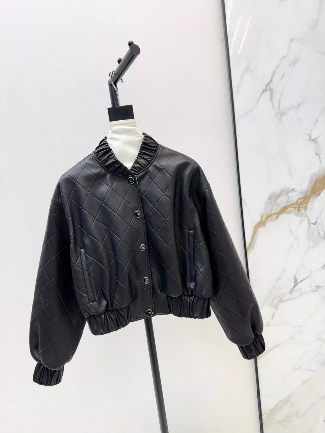 25ss new leather jacket