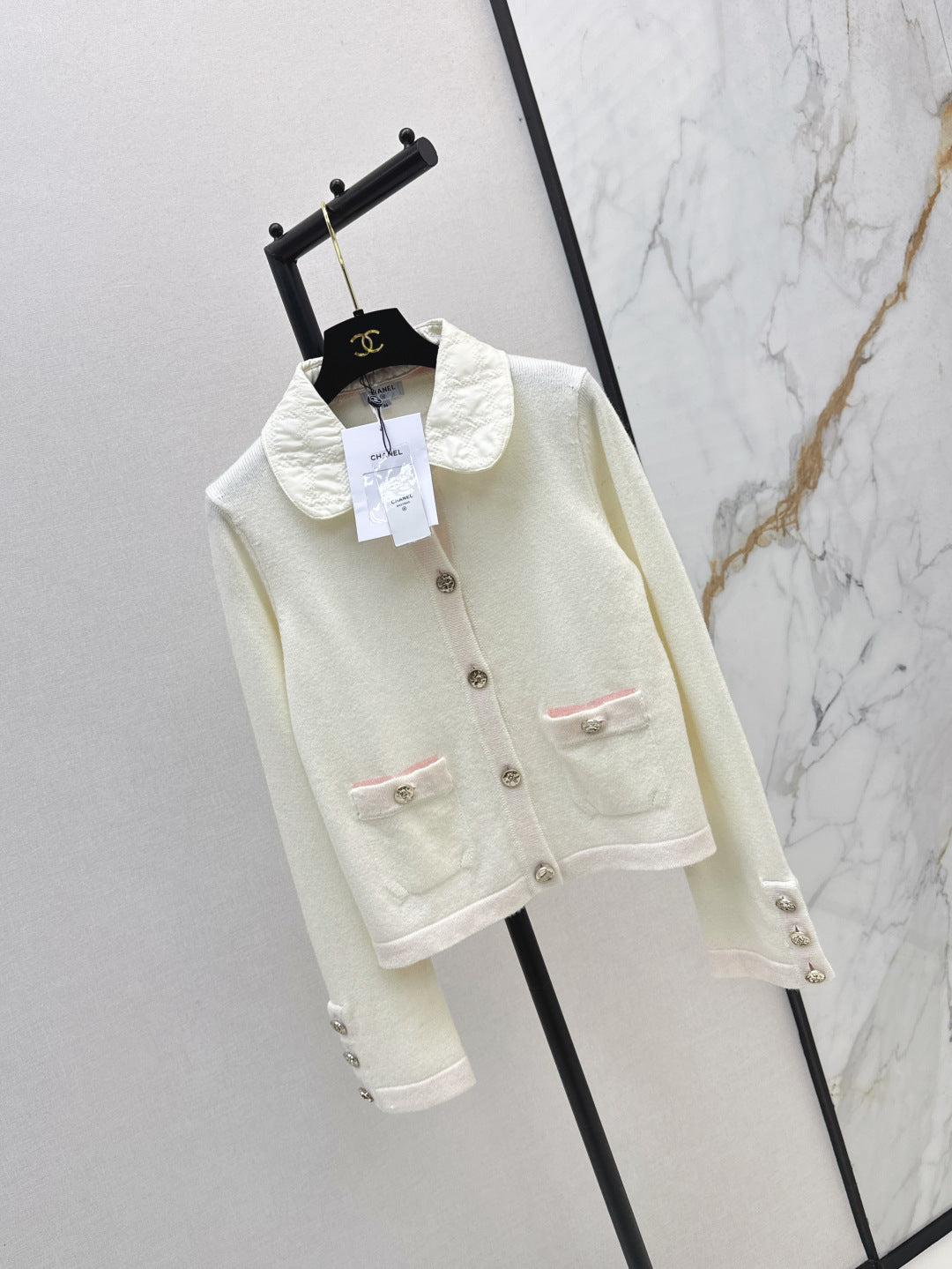 25fw new lapel knitted cardigan