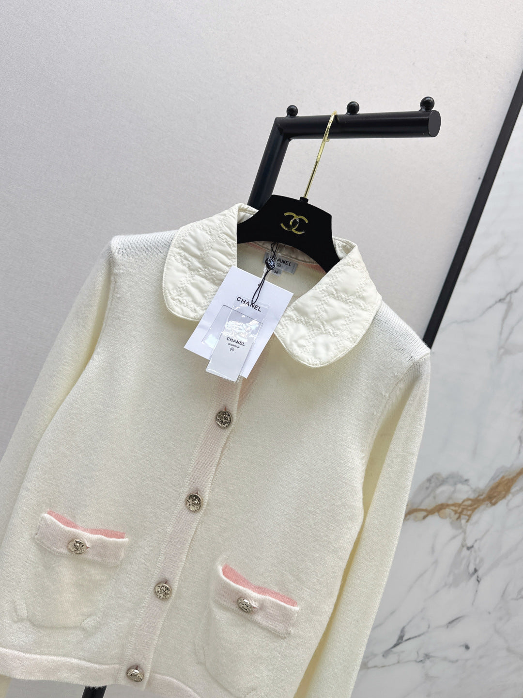 25fw new lapel knitted cardigan