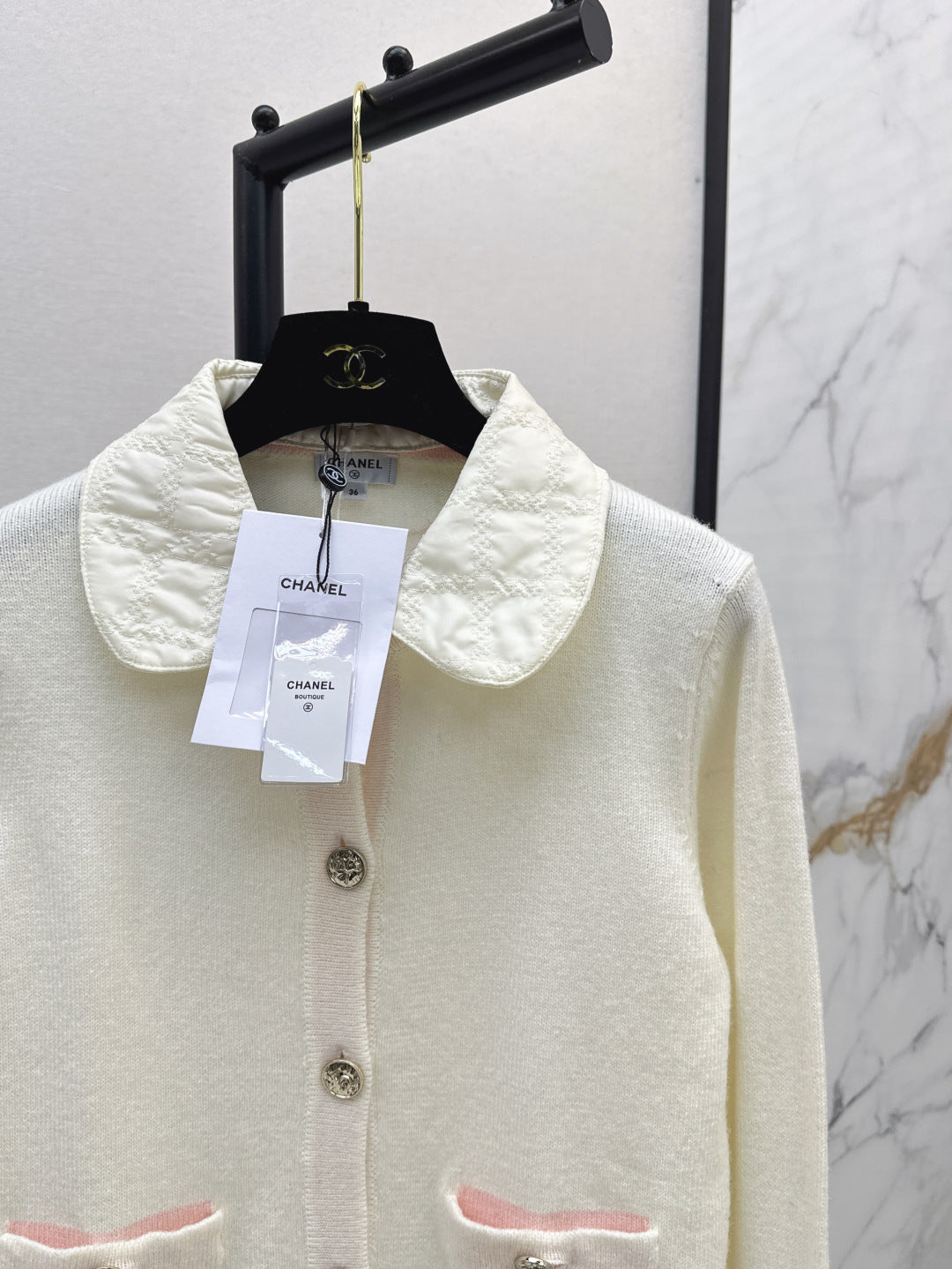 25fw new lapel knitted cardigan