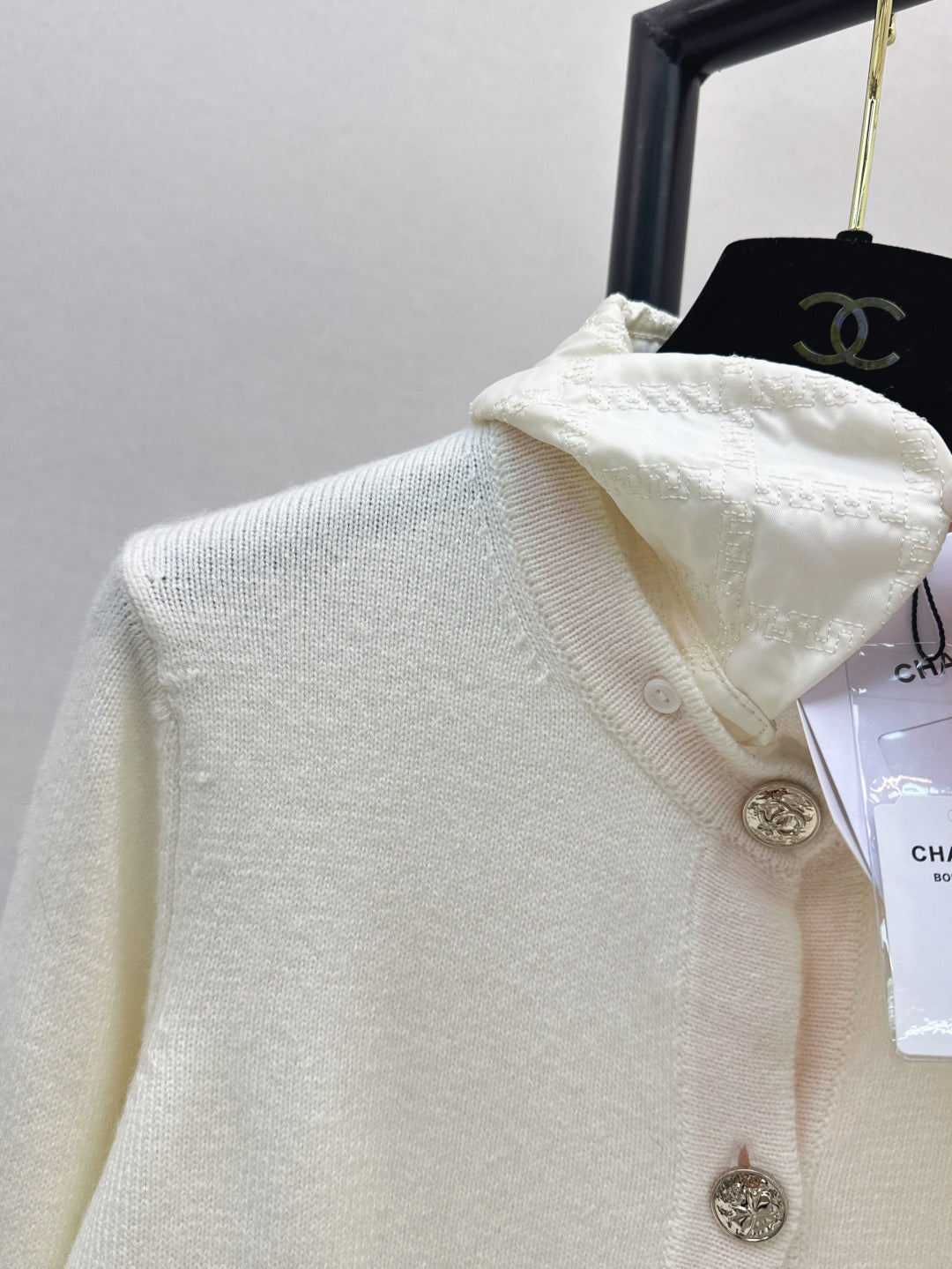 25fw new lapel knitted cardigan