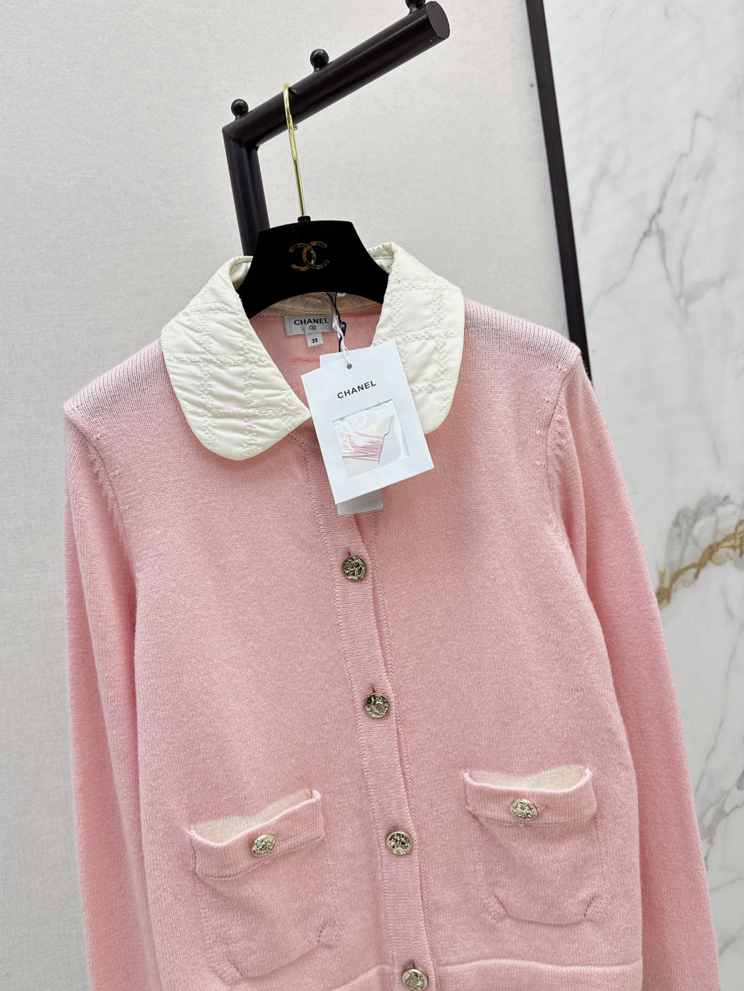 25fw new lapel knitted cardigan