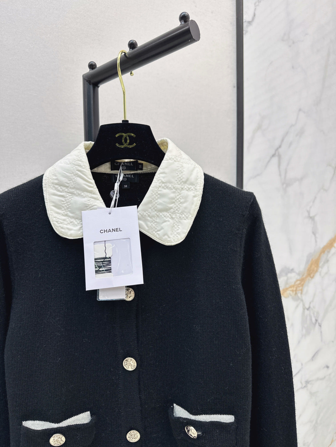 25fw new lapel knitted cardigan