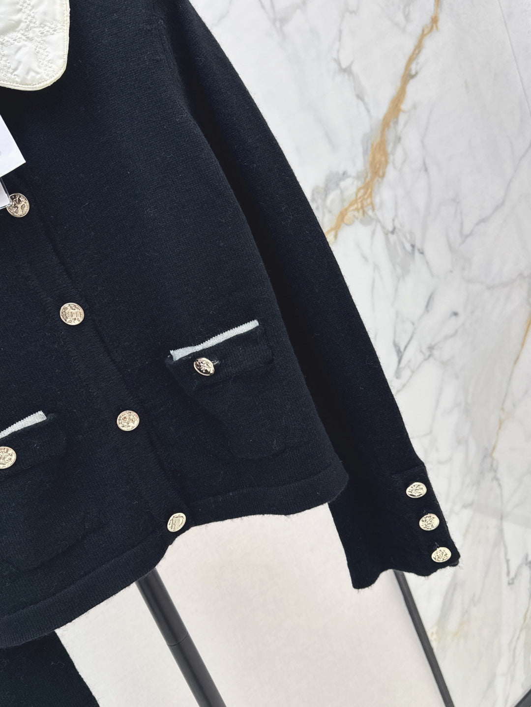 25fw new lapel knitted cardigan