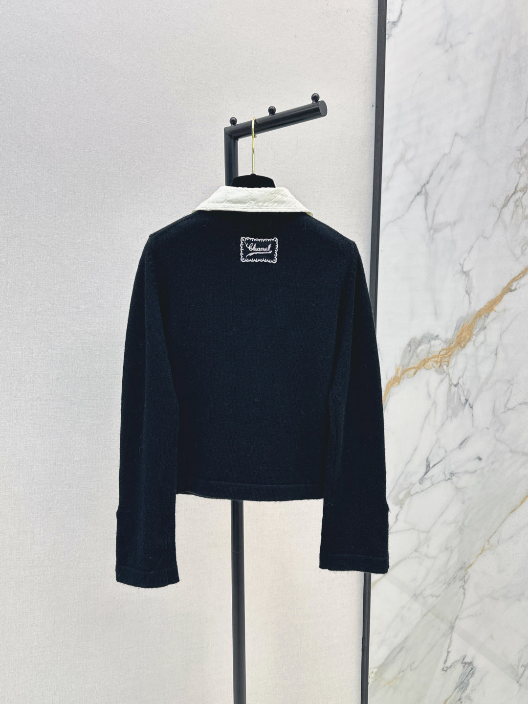 25fw new lapel knitted cardigan