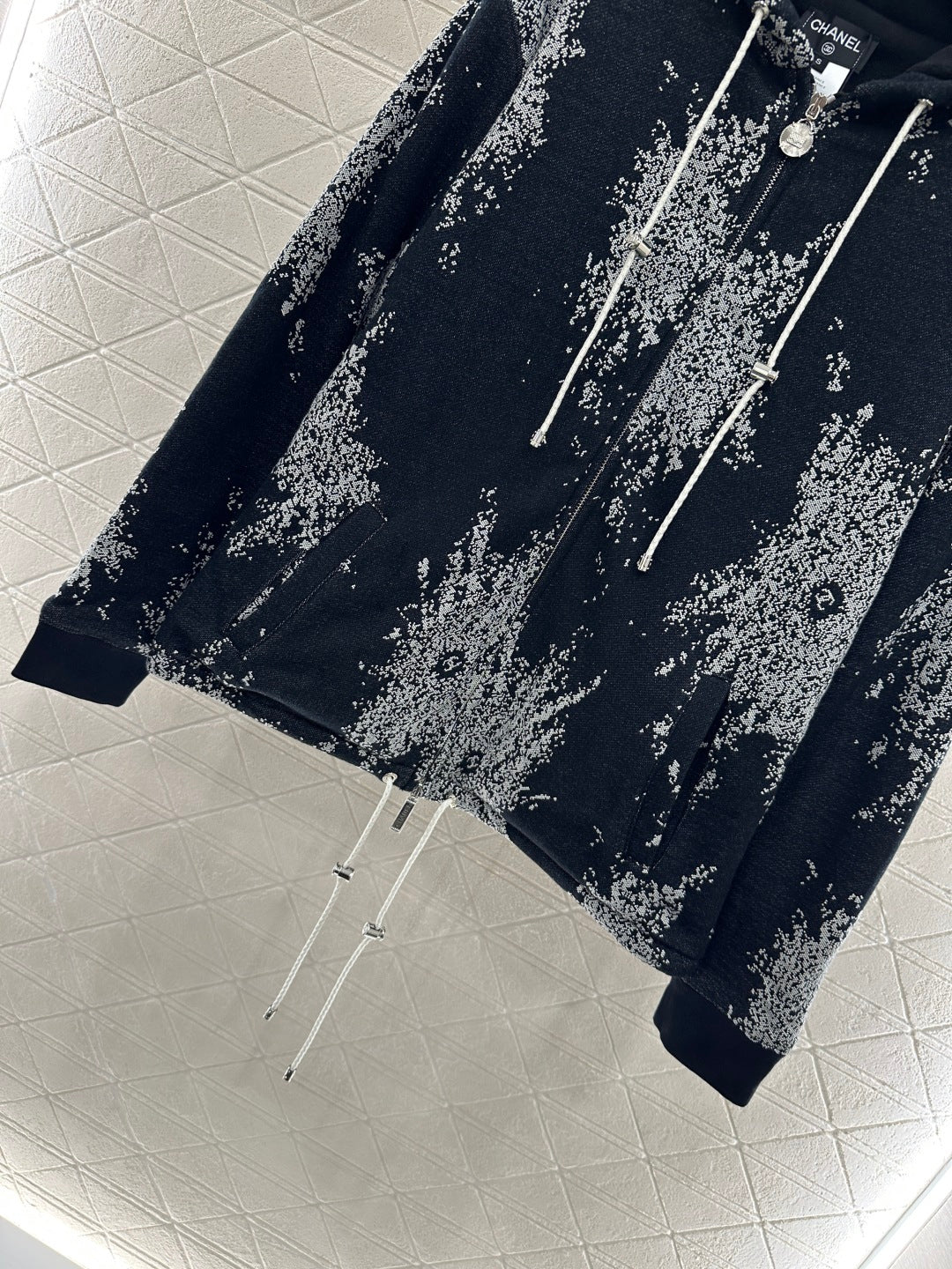 25fw new hooded hook-and-loop fleece jacket
