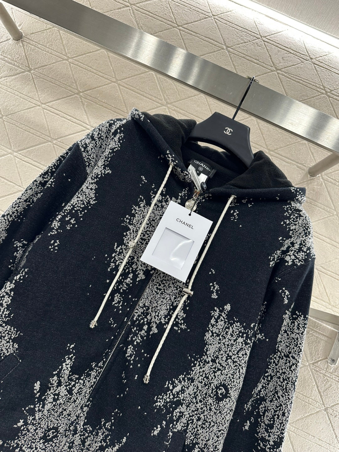 25fw new hooded hook-and-loop fleece jacket