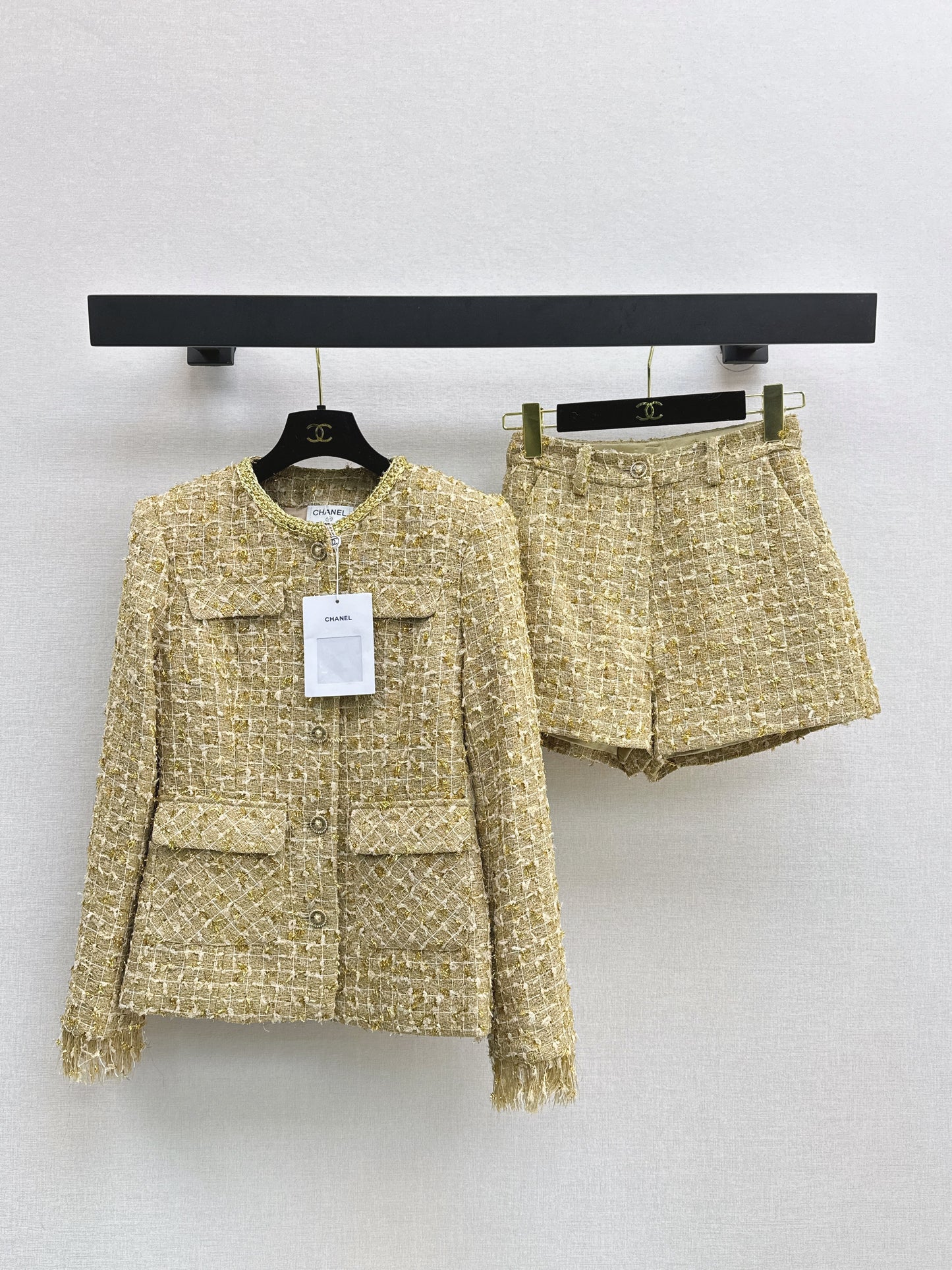 25fw new tweed woven suit