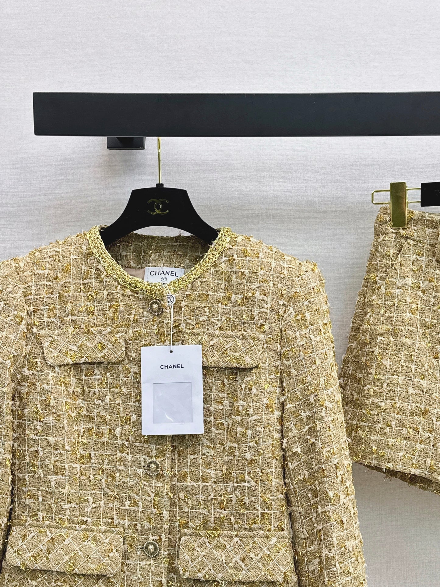 25fw new tweed woven suit