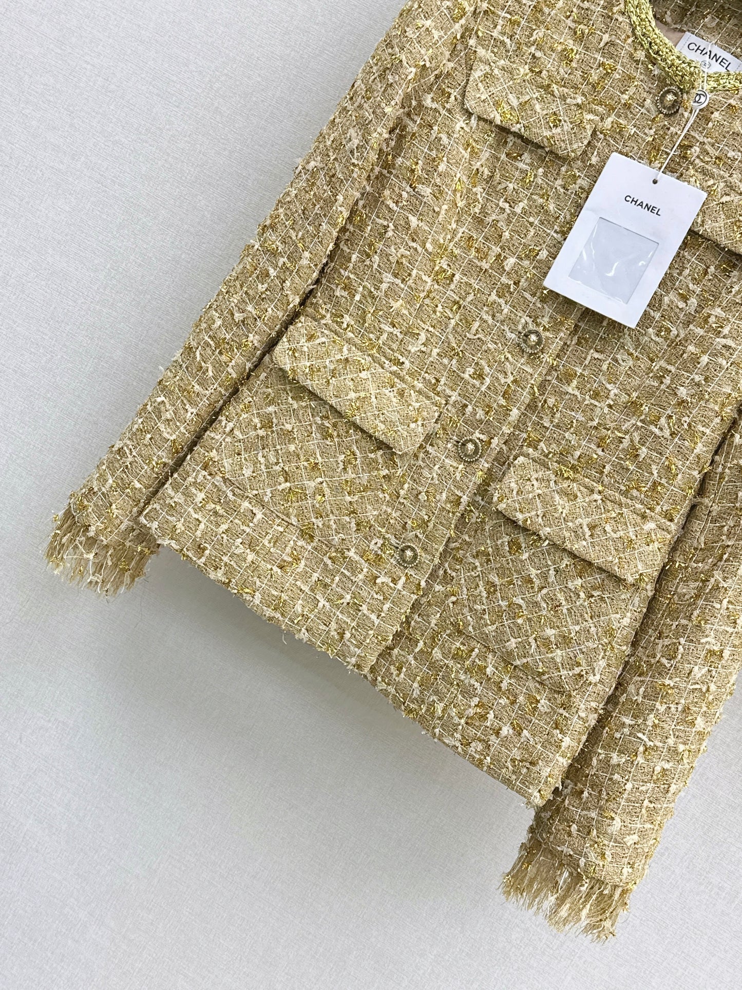 25fw new tweed woven suit