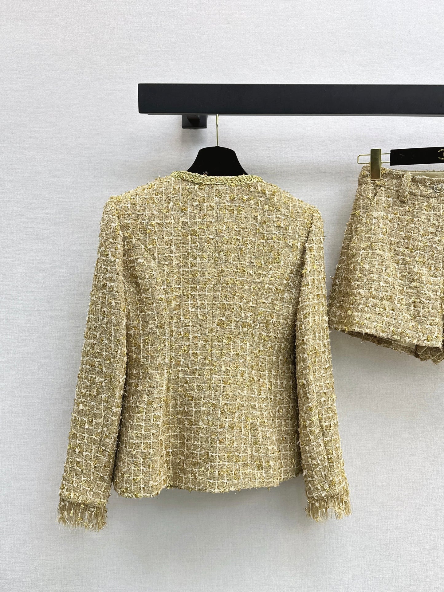 25fw new tweed woven suit