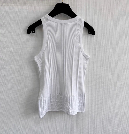 25ss jacquard knit vest