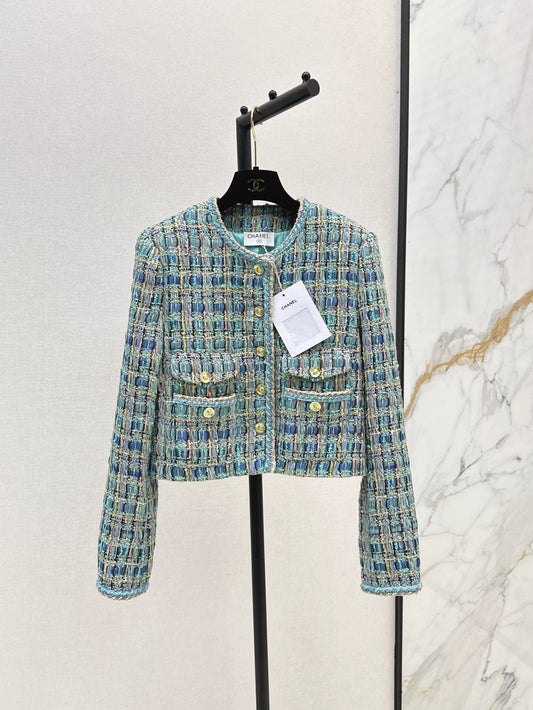 25fw New Peacock Woven Jacket