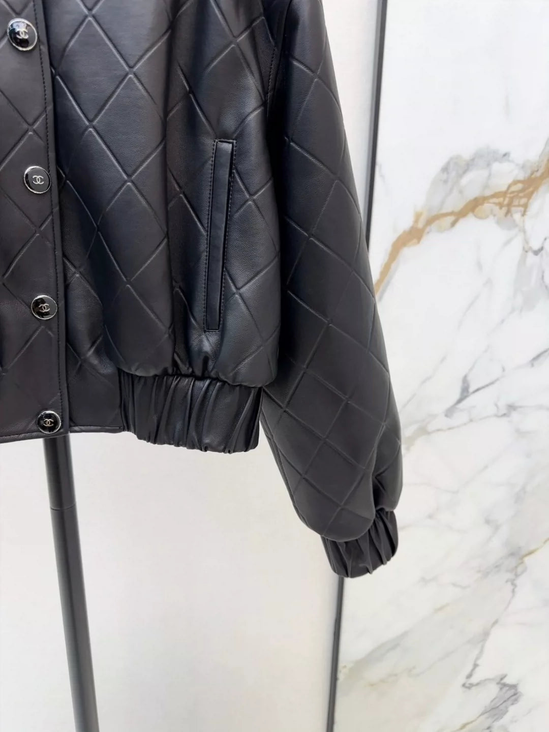 25ss new leather jacket