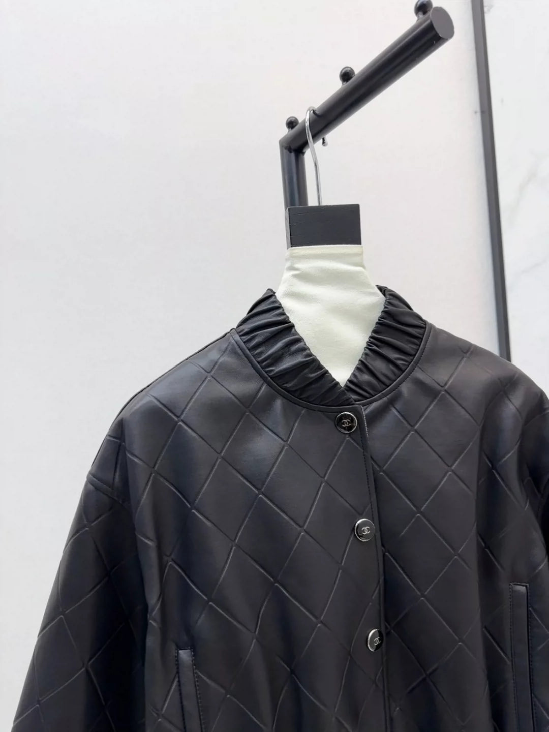 25ss new leather jacket