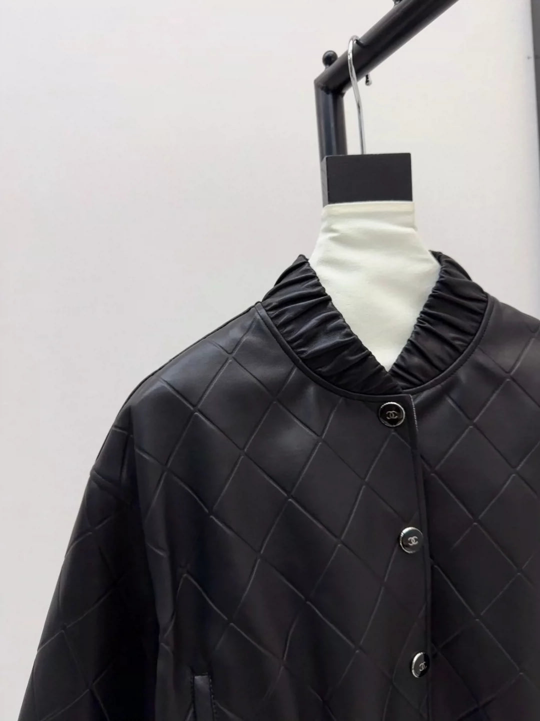 25ss new leather jacket