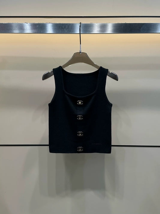 25fw New Wool Blended Knitted Vest