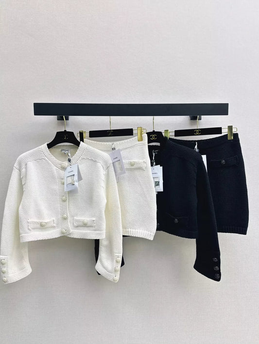 25fw new Cardigan and skirt set