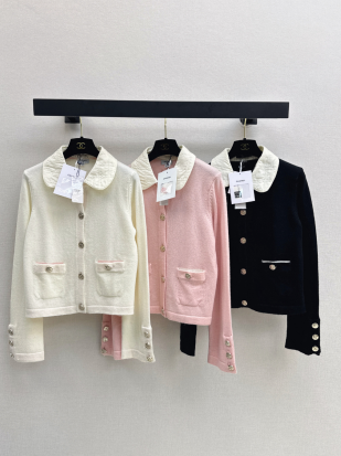25fw new lapel knitted cardigan