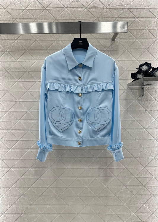 25FW new lapel shirt jacket + skirt suit