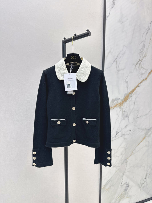 25fw new lapel knitted cardigan
