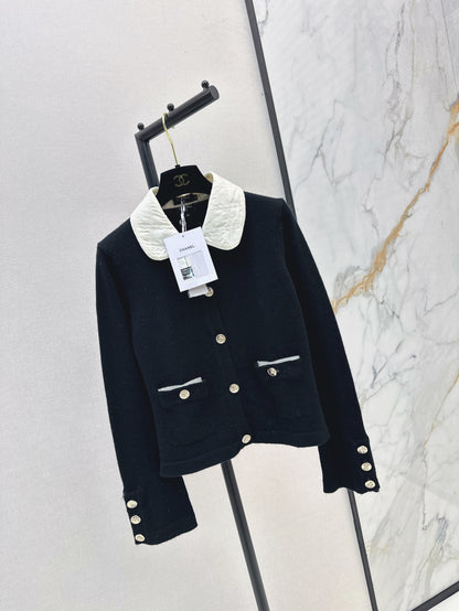 25fw new lapel knitted cardigan