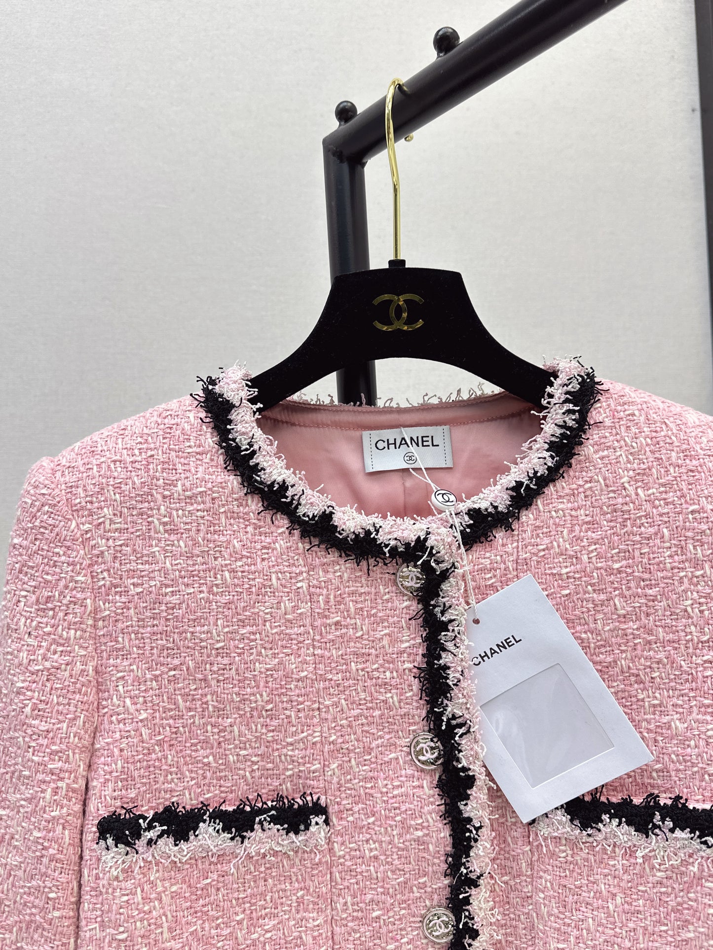 25fw new woven trim lapel jacket