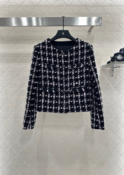 25fw new tassel woven jacket skirt suit