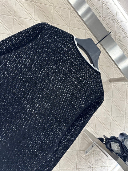 25fw new contrast color knitted cardigan