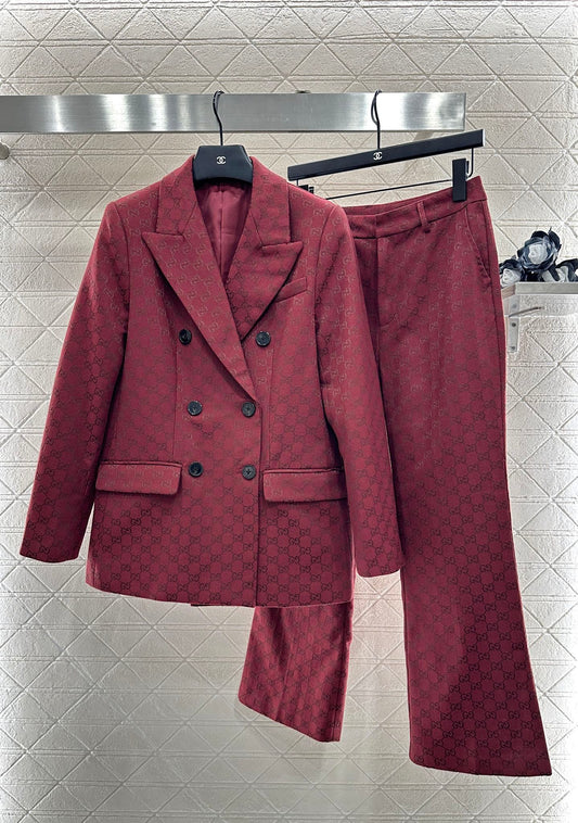 25fw new lapel suit and trousers set