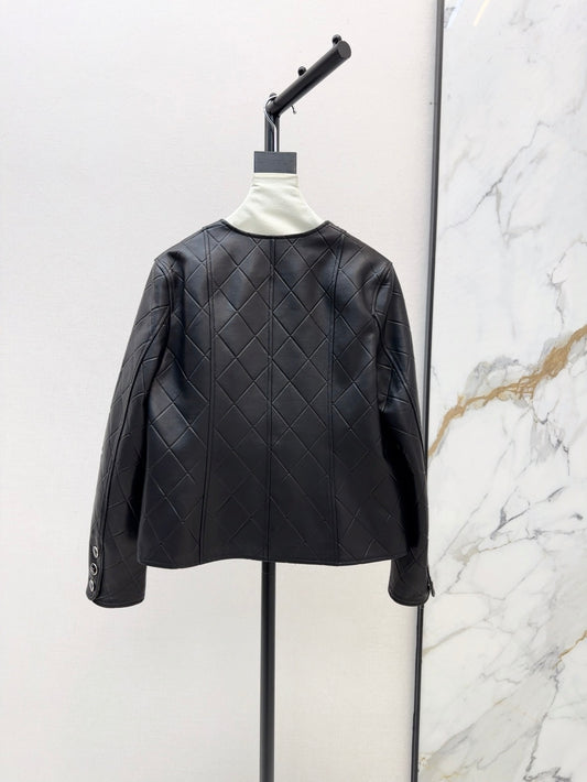 25ss new leather jacket